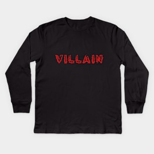 Villain Kids Long Sleeve T-Shirt